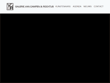 Tablet Screenshot of galerievcr.be